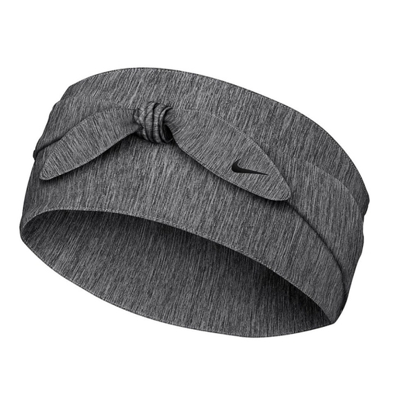 𝅺Nike Dri-Fit Heathered Gray Reversible Dry Bandana Head Tie Unisex NWT - Picture 1 of 10